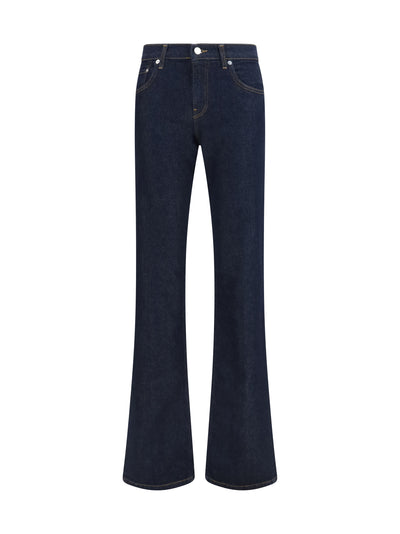 five-pocket jeans with back slits