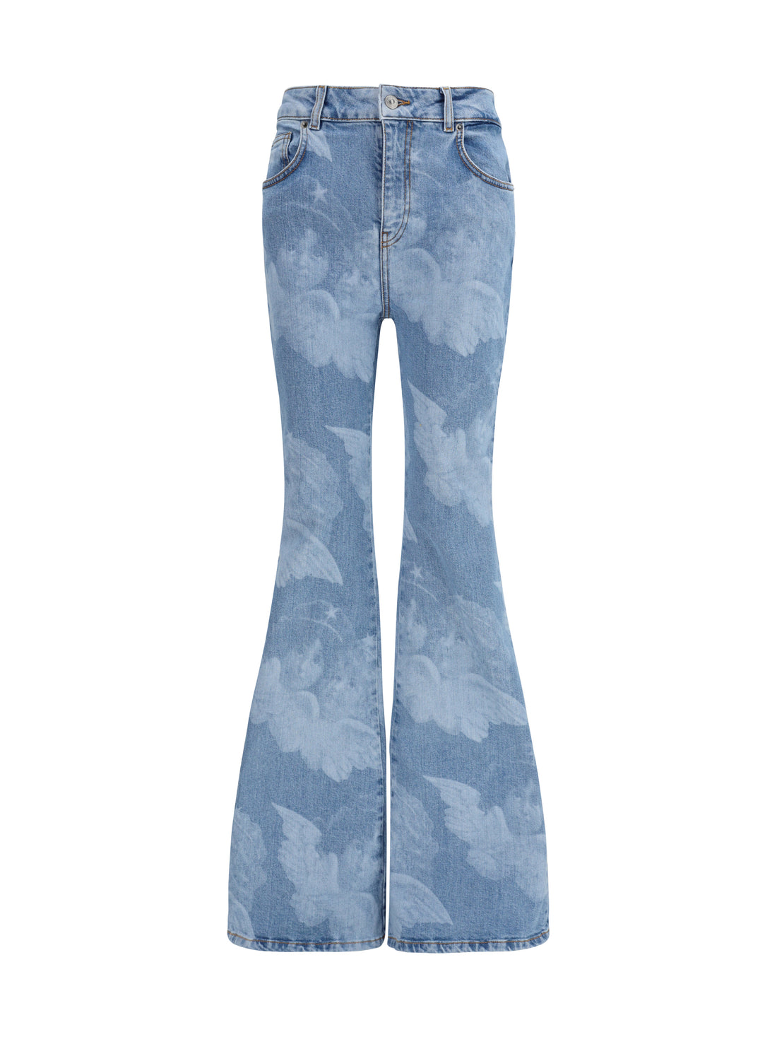 FIORUCCI 25 flare skinny angel-print jeans
