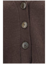 cashmere v-neck buttoned cardigan