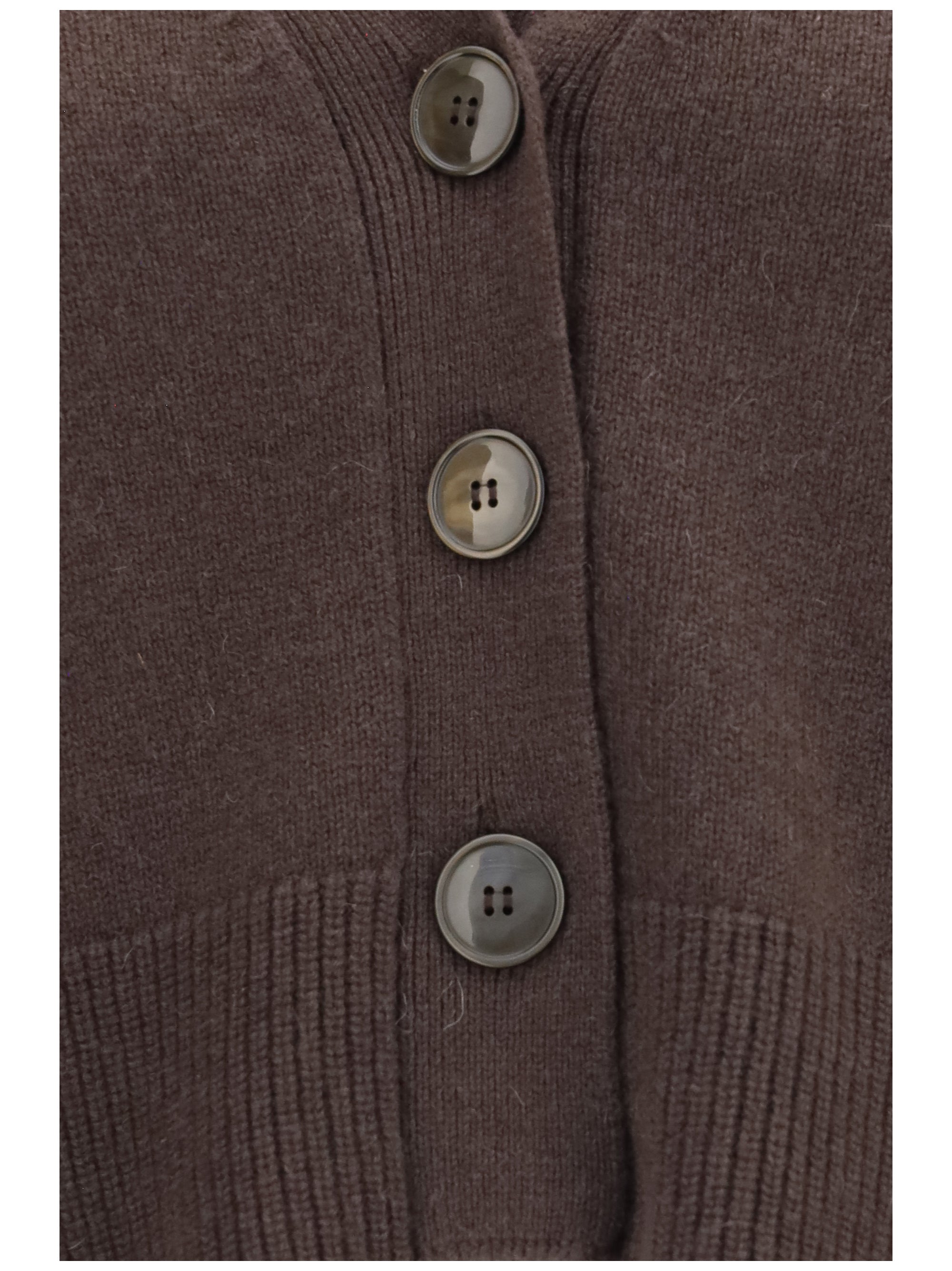 cashmere v-neck buttoned cardigan