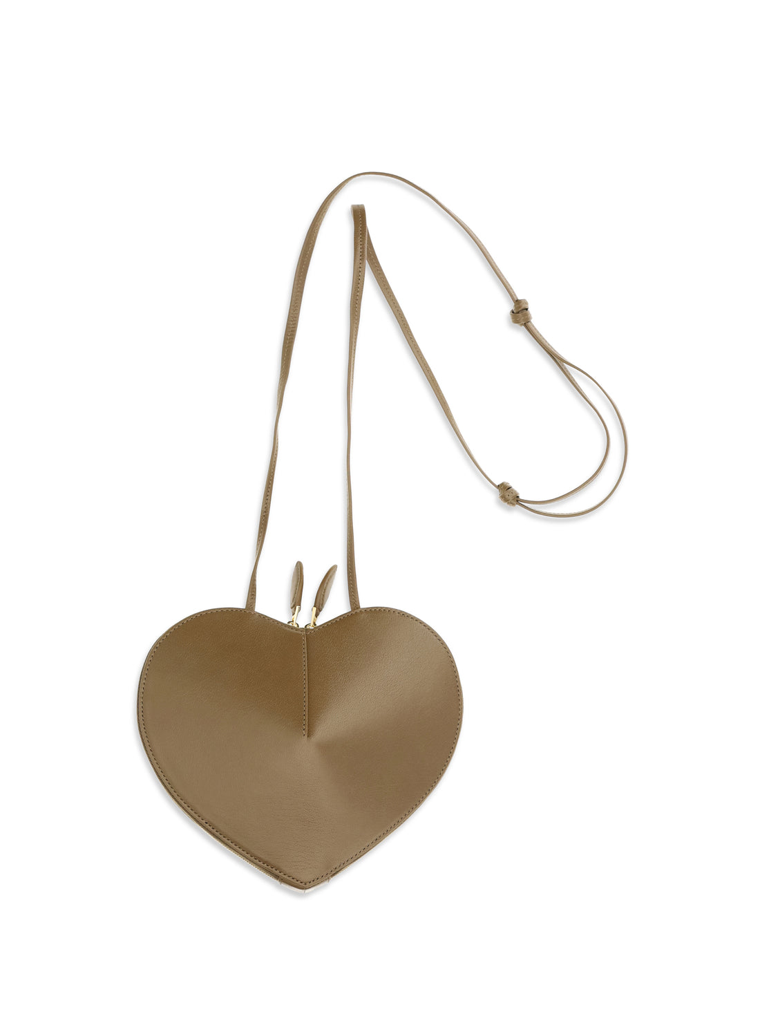 ALAIA OS cœur bimaterial shoulder bag