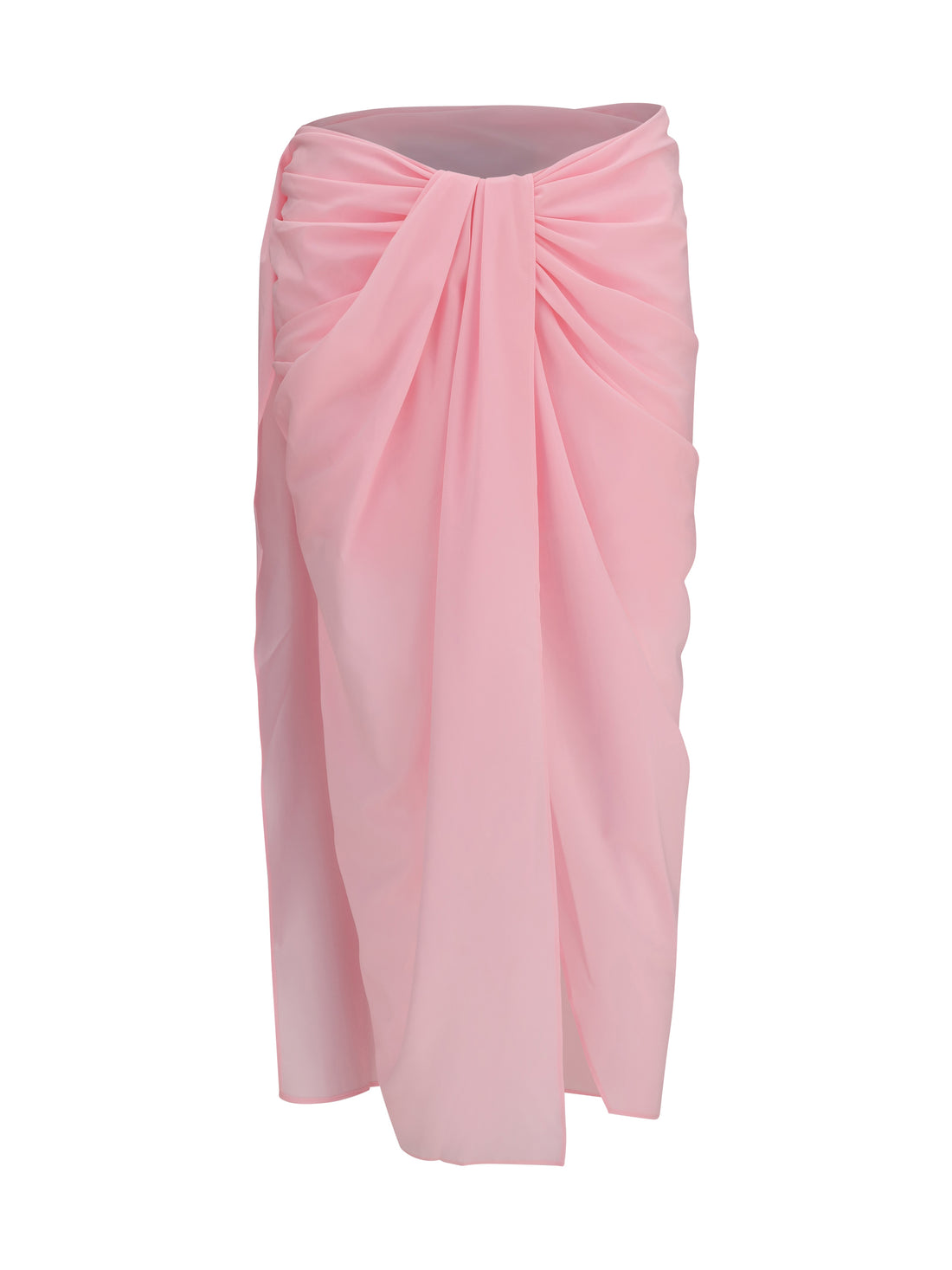 JACQUEMUS 36 pareo skirt in stretch muslin