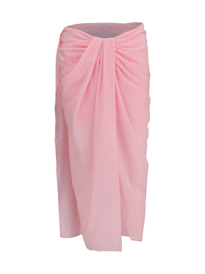 pareo skirt in stretch muslin