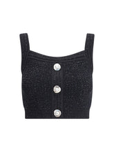 BALMAIN 34 tweed crop top