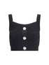 BALMAIN 34 tweed crop top