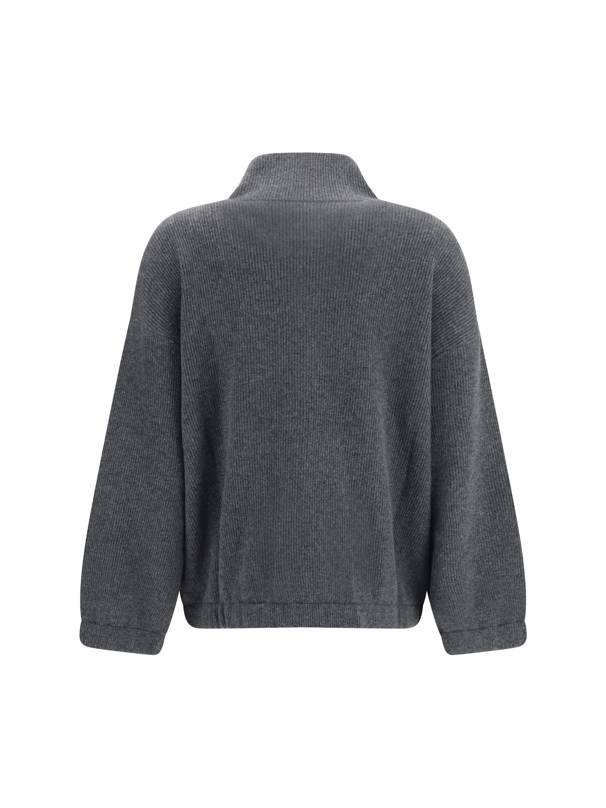 cashmere half-zip sweater