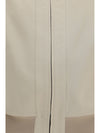zip bomber jacket in silk poplin