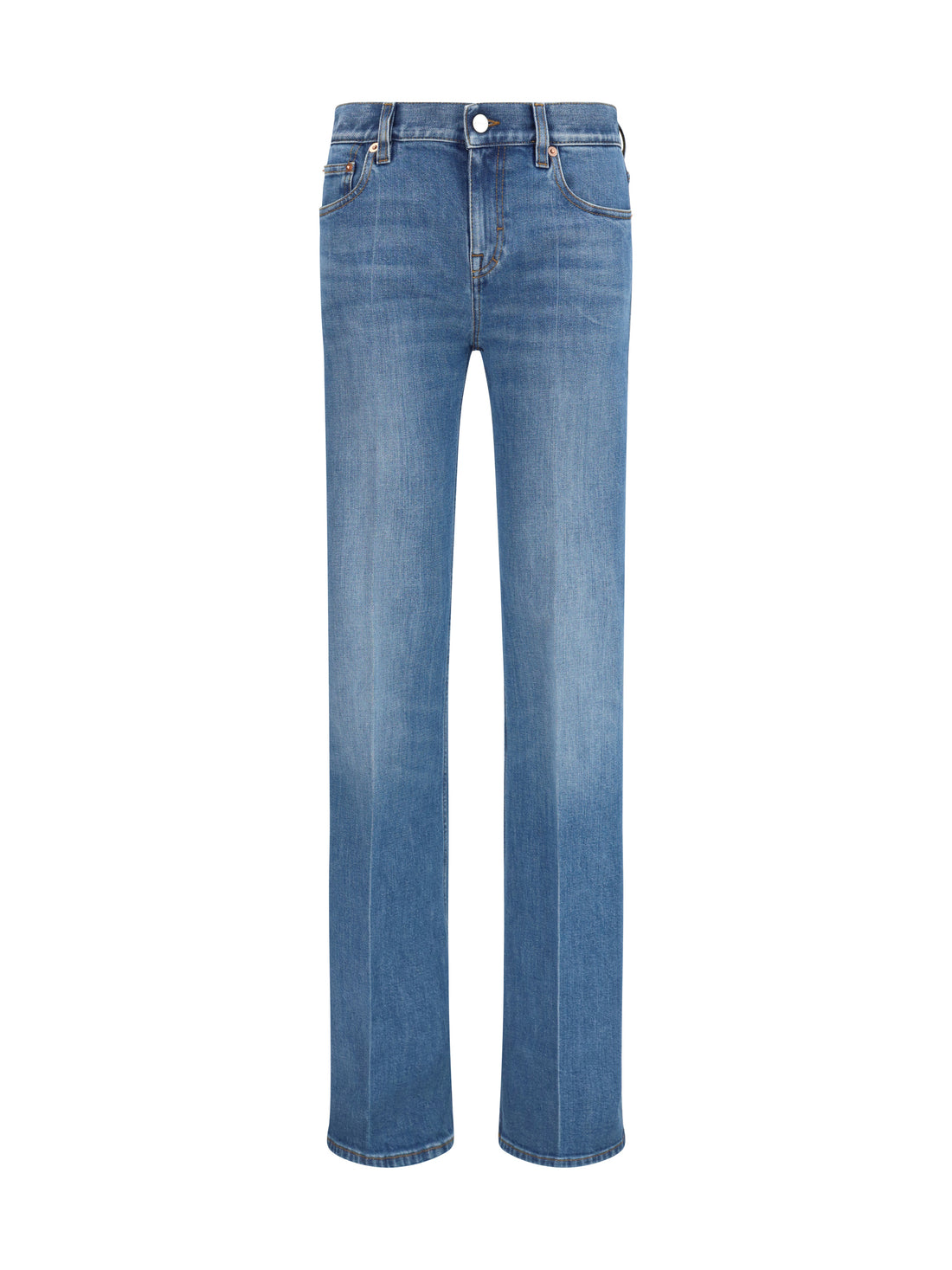 GUCCI 25 flare stretch cotton jeans 