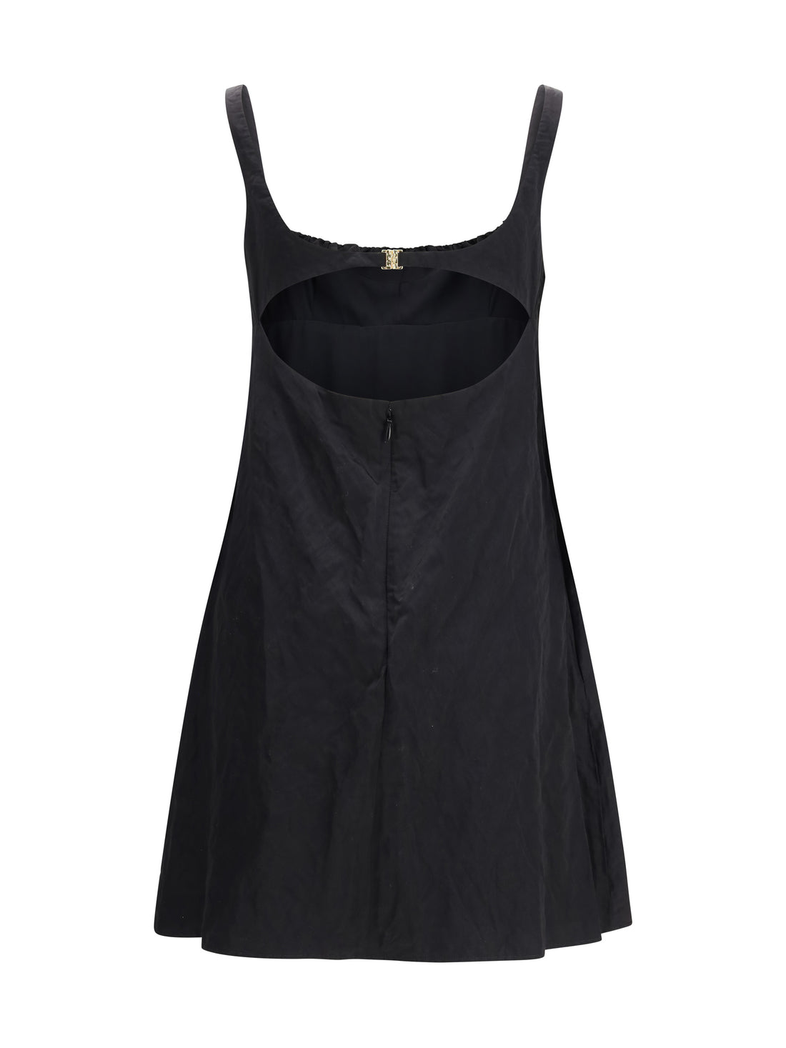 CHLOÉ 36 mini dress in washed technical satin
