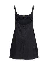 CHLOÉ 36 mini dress in washed technical satin