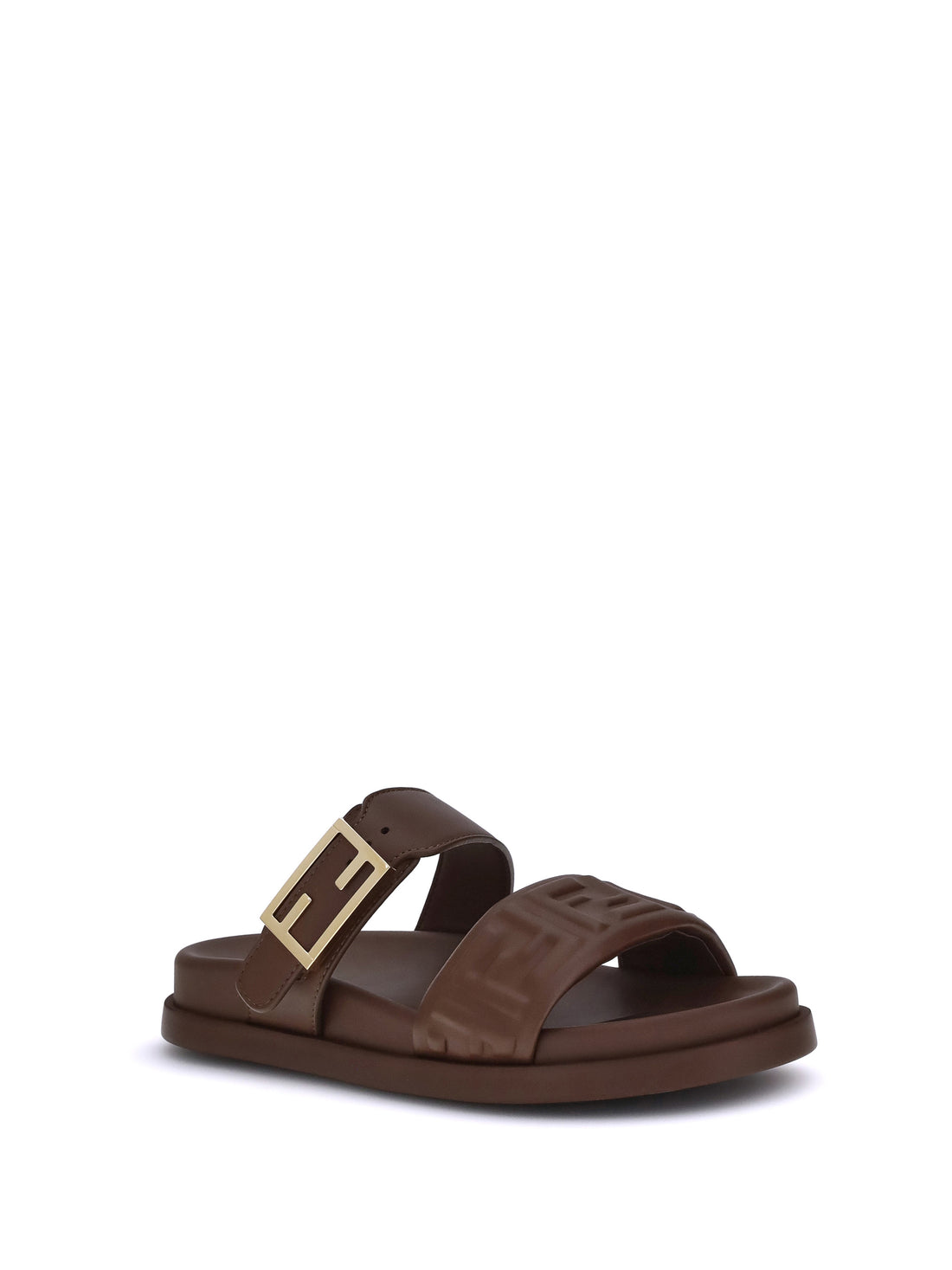 logoed sandals