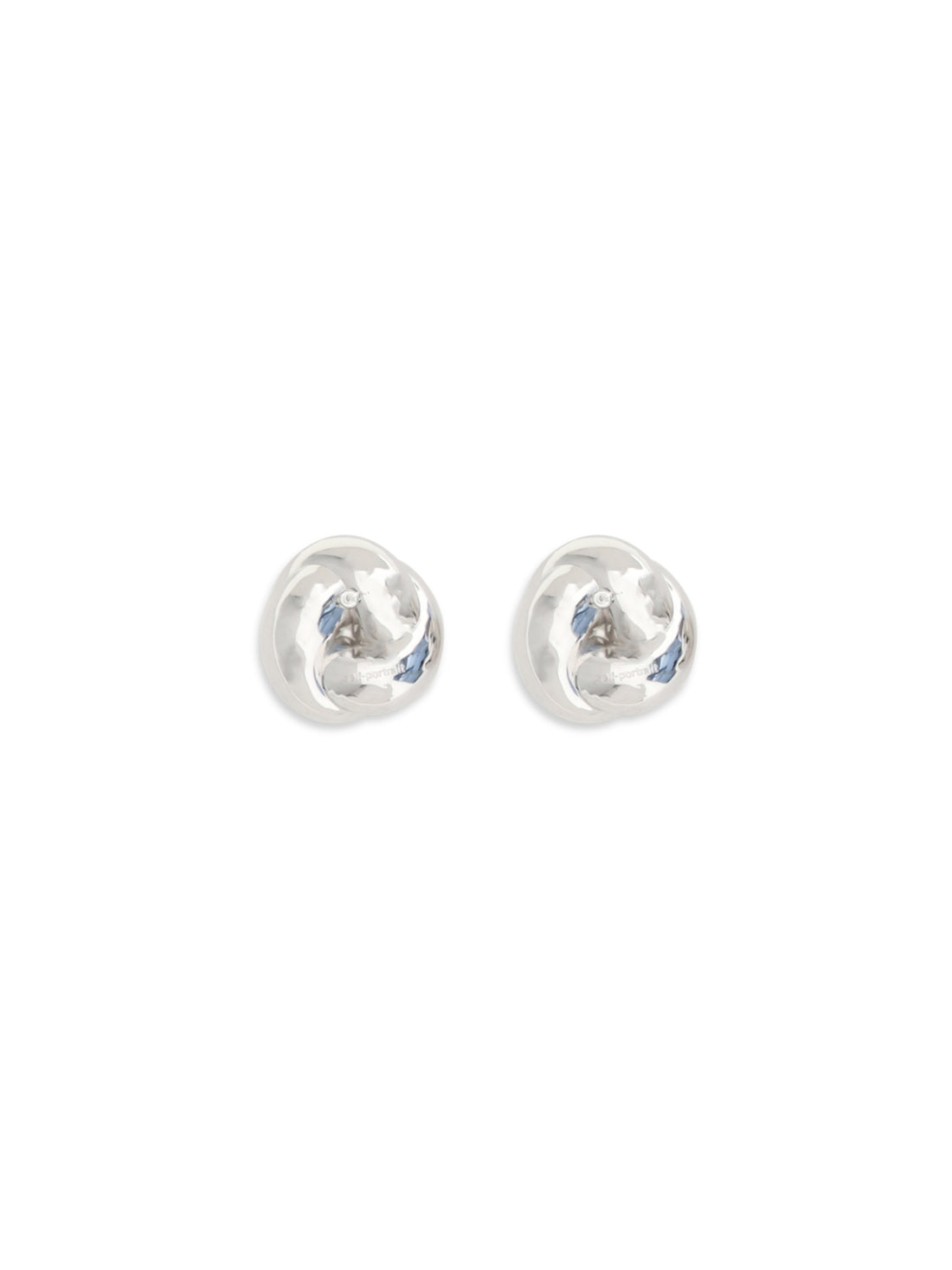 SELF-PORTRAIT OS silver knot earrings