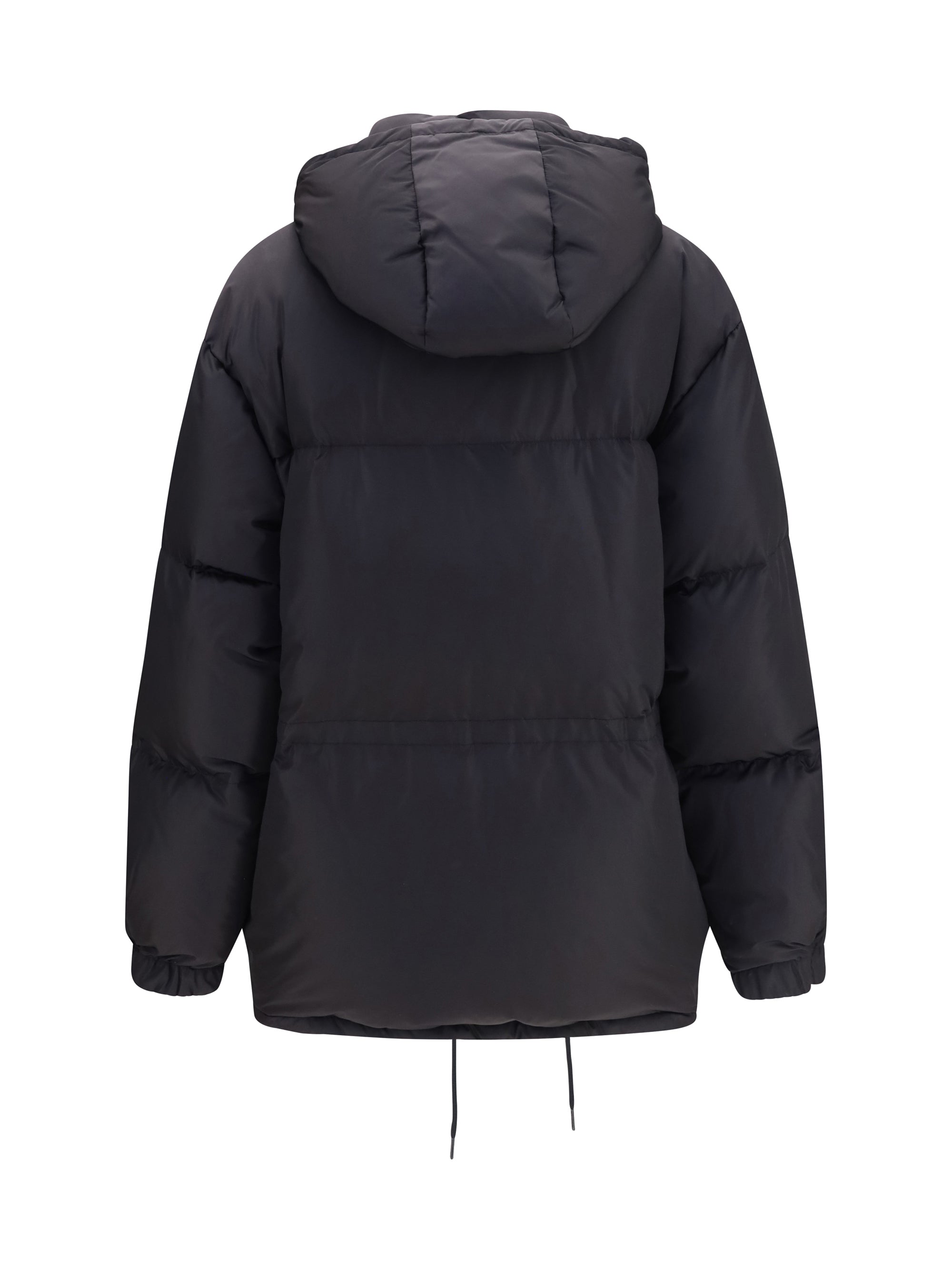 padded high-collar jacket