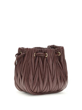 MIU MIU OS matelassé nappa leather pouch