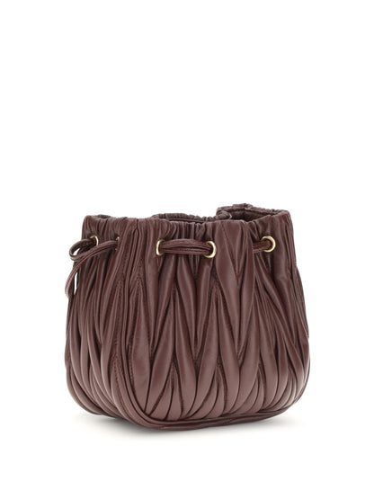 MIU MIU OS matelassé nappa leather pouch