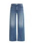 MOTHER DENIM 24 mid rise lasso sneak jeans