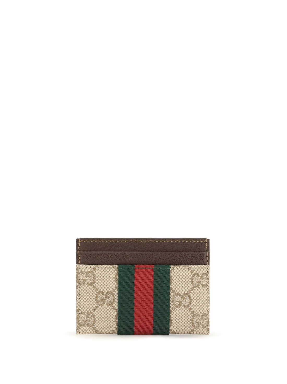 GUCCI OS card holder with web stripe