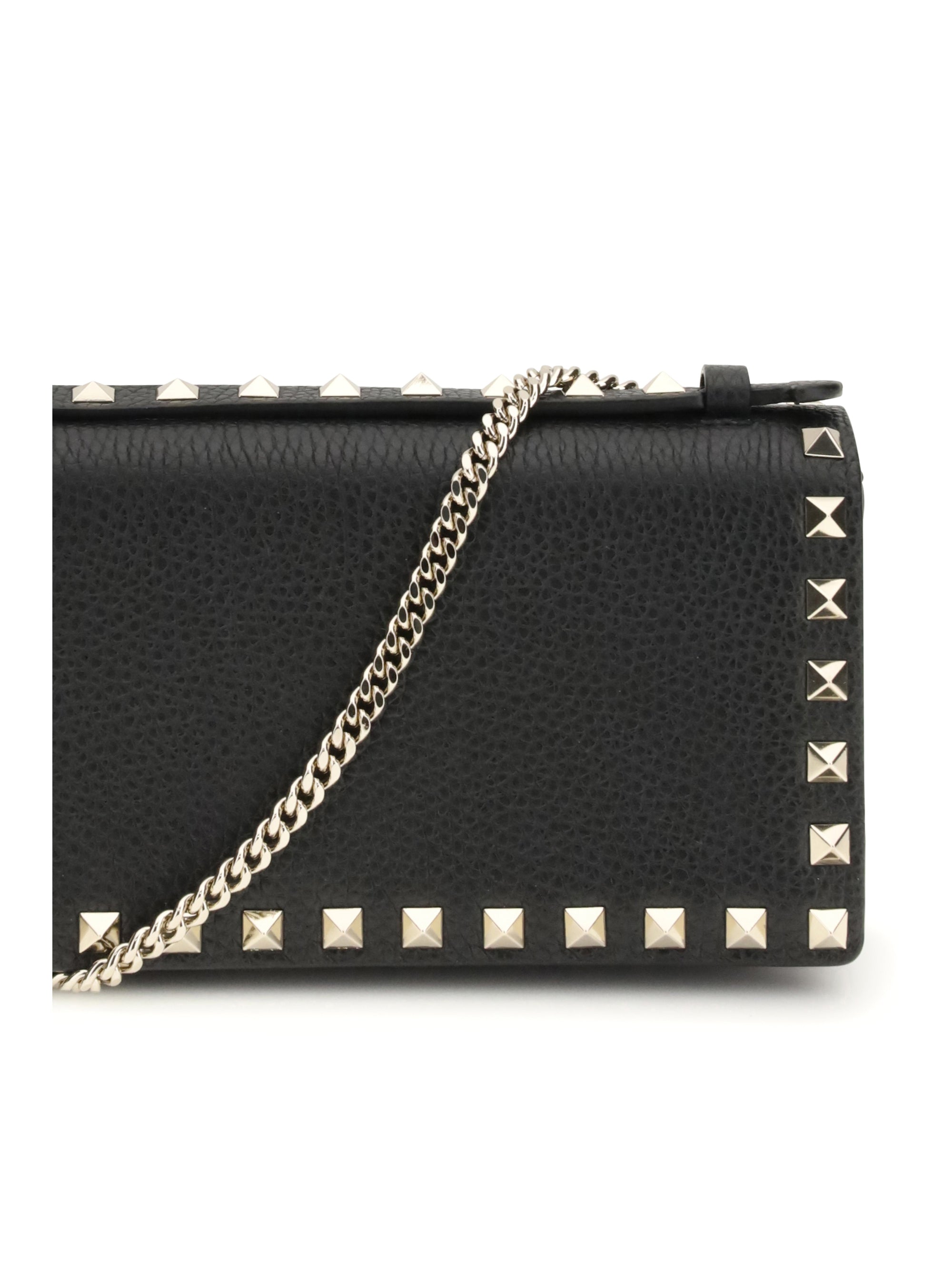 rockstud chain wallet