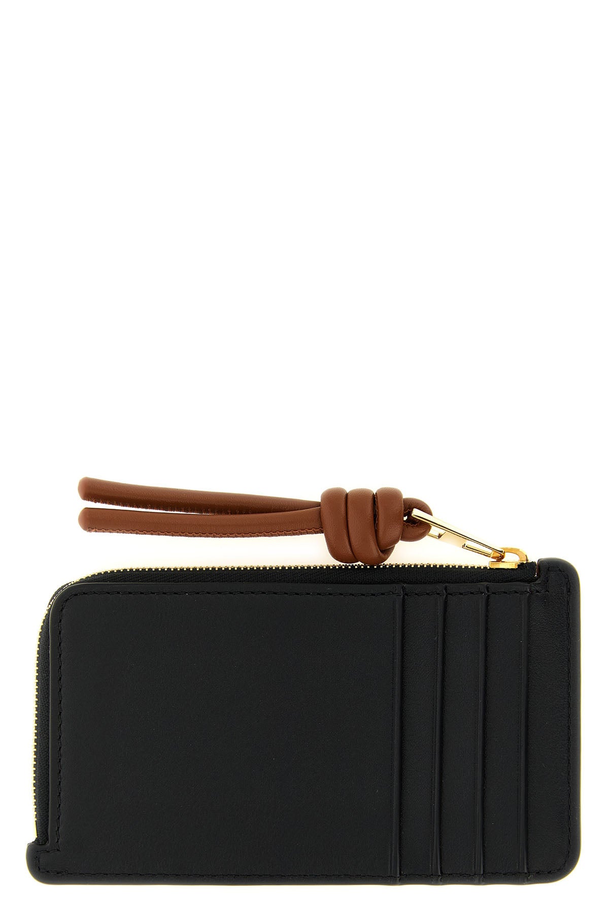 the loewe card holder in fine black calf leather embodies the artisan excellence