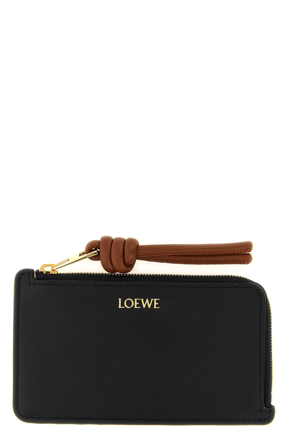 the loewe card holder in fine black calf leather embodies the artisan excellence