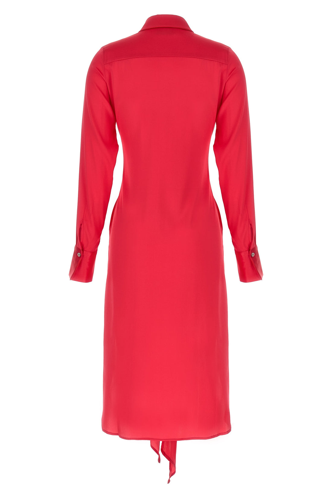 LE TWINS 38 cervia maxi shirt dress in stretch silk