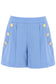 embossed button shorts with