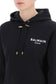 cropped hoodie with flocked logo