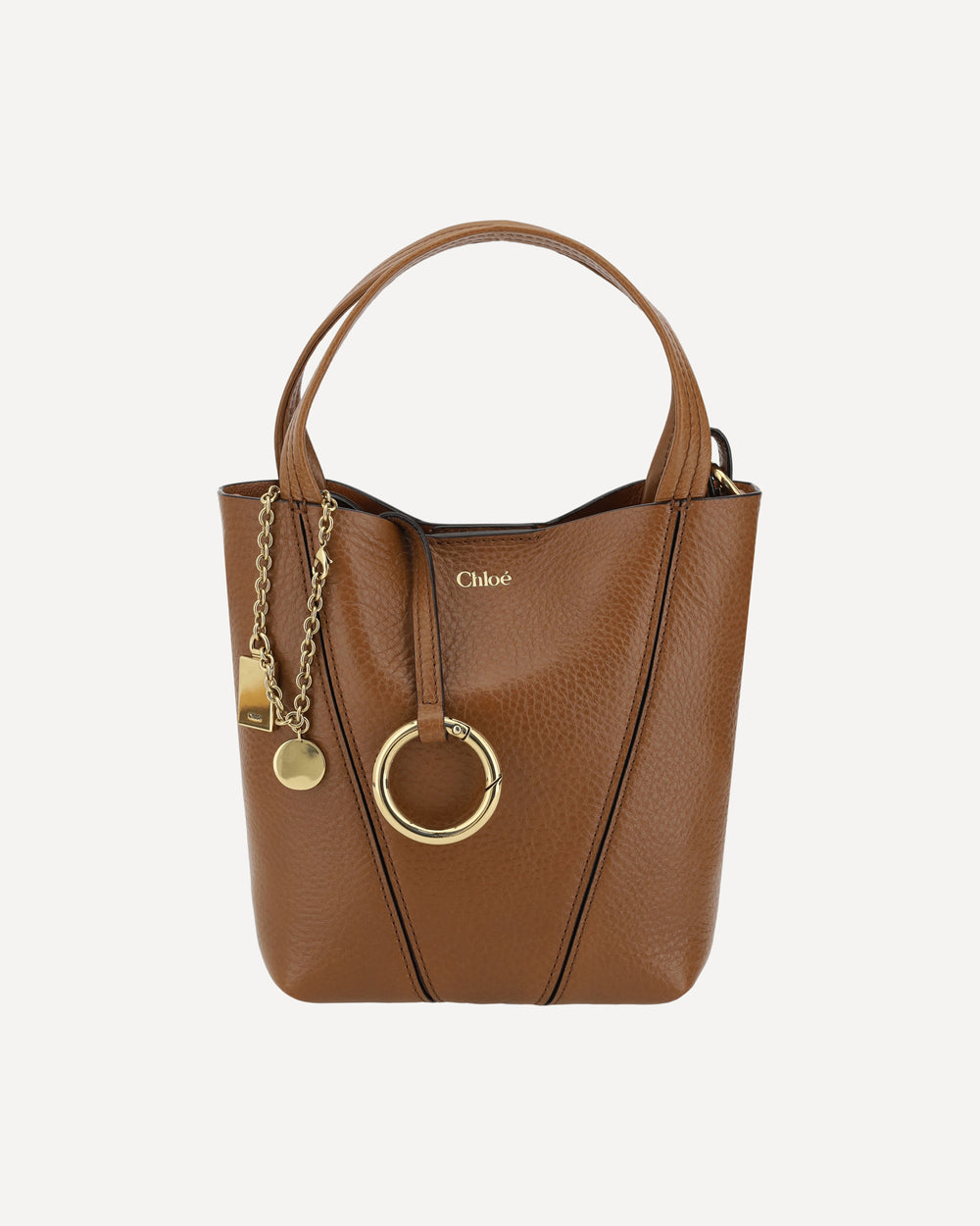 Chloé Spin Shoulder Bag Brown