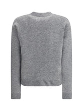 GUCCI M wool sweater with embroidered monogram