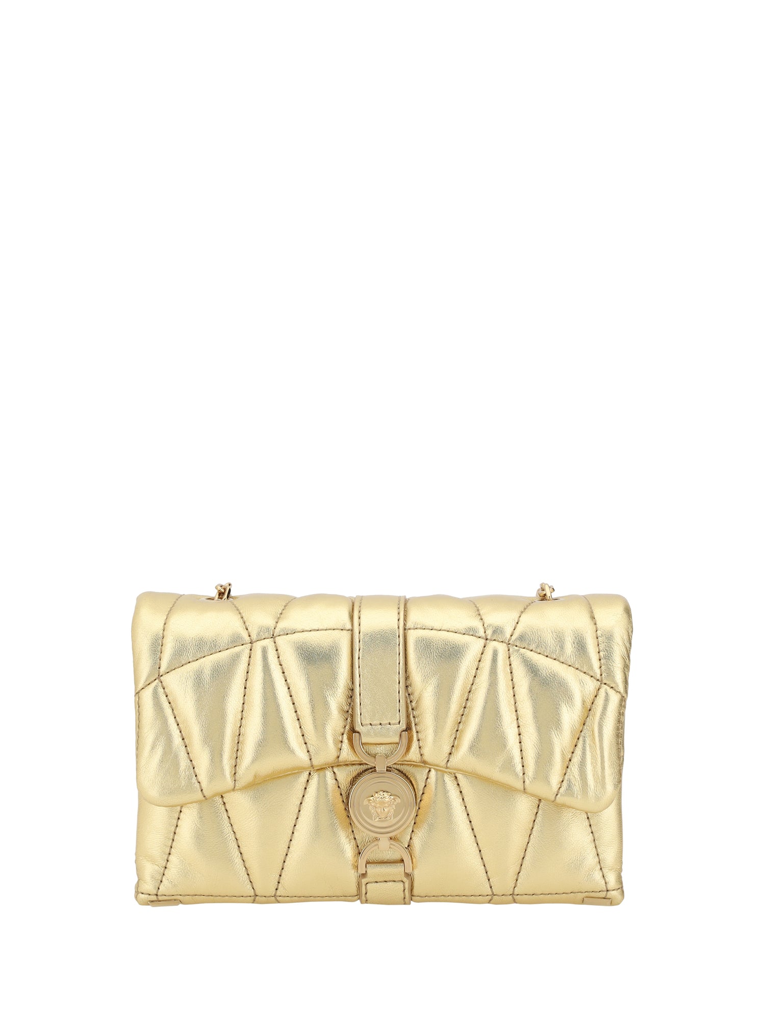 VERSACE OS lambskin kleio mini shoulder bag