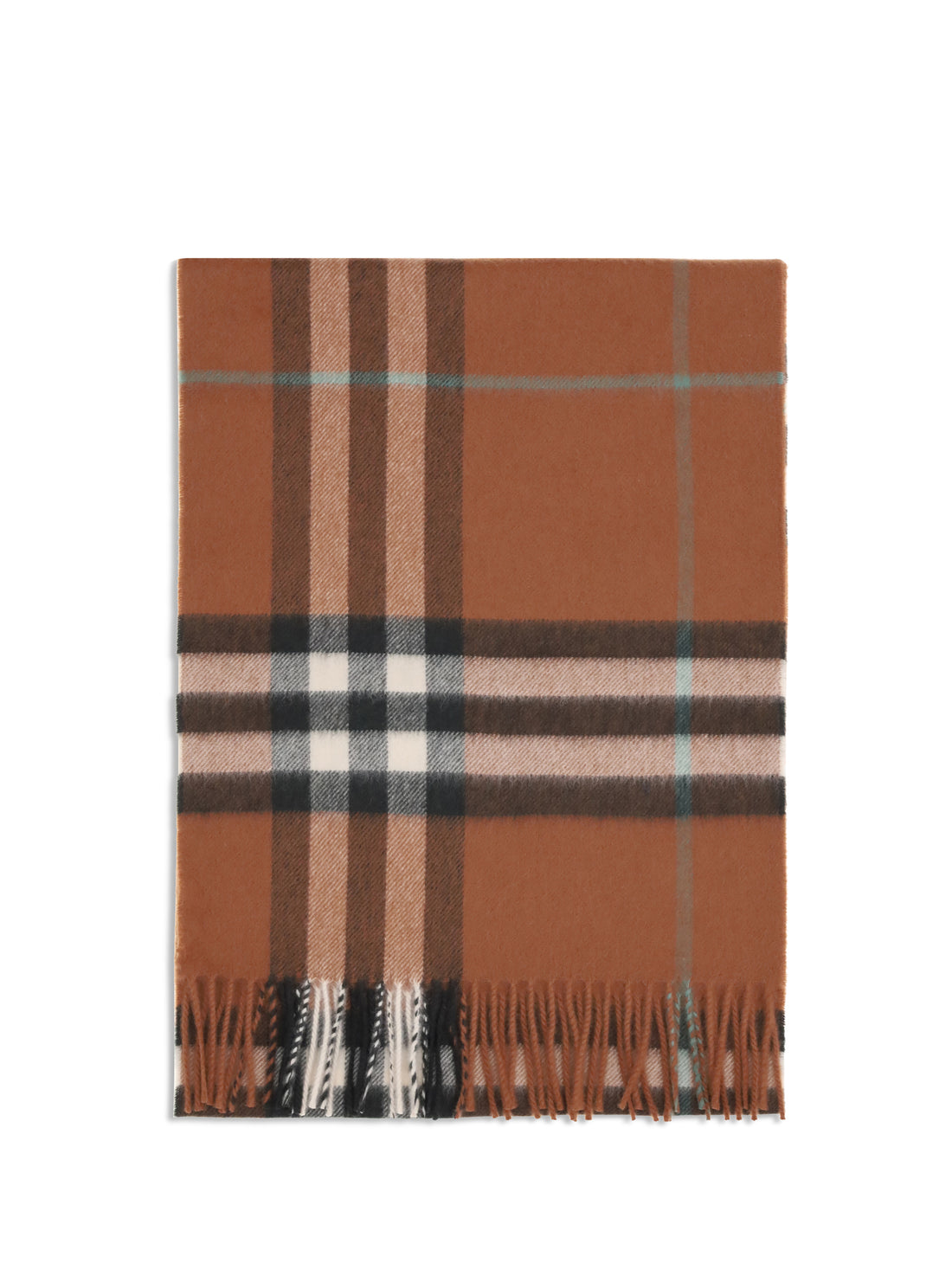 BURBERRY OS check cashmere scarf
