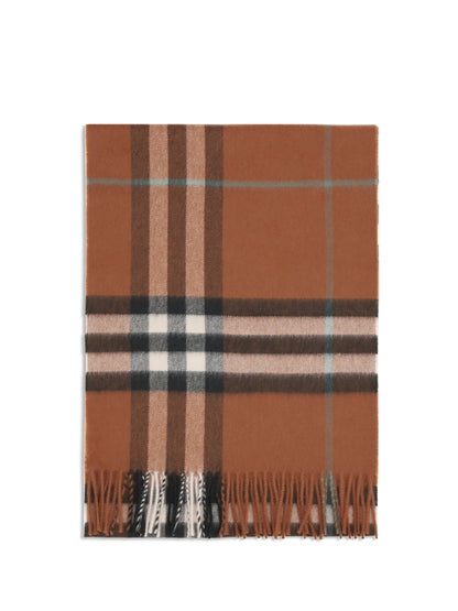 BURBERRY OS check cashmere scarf