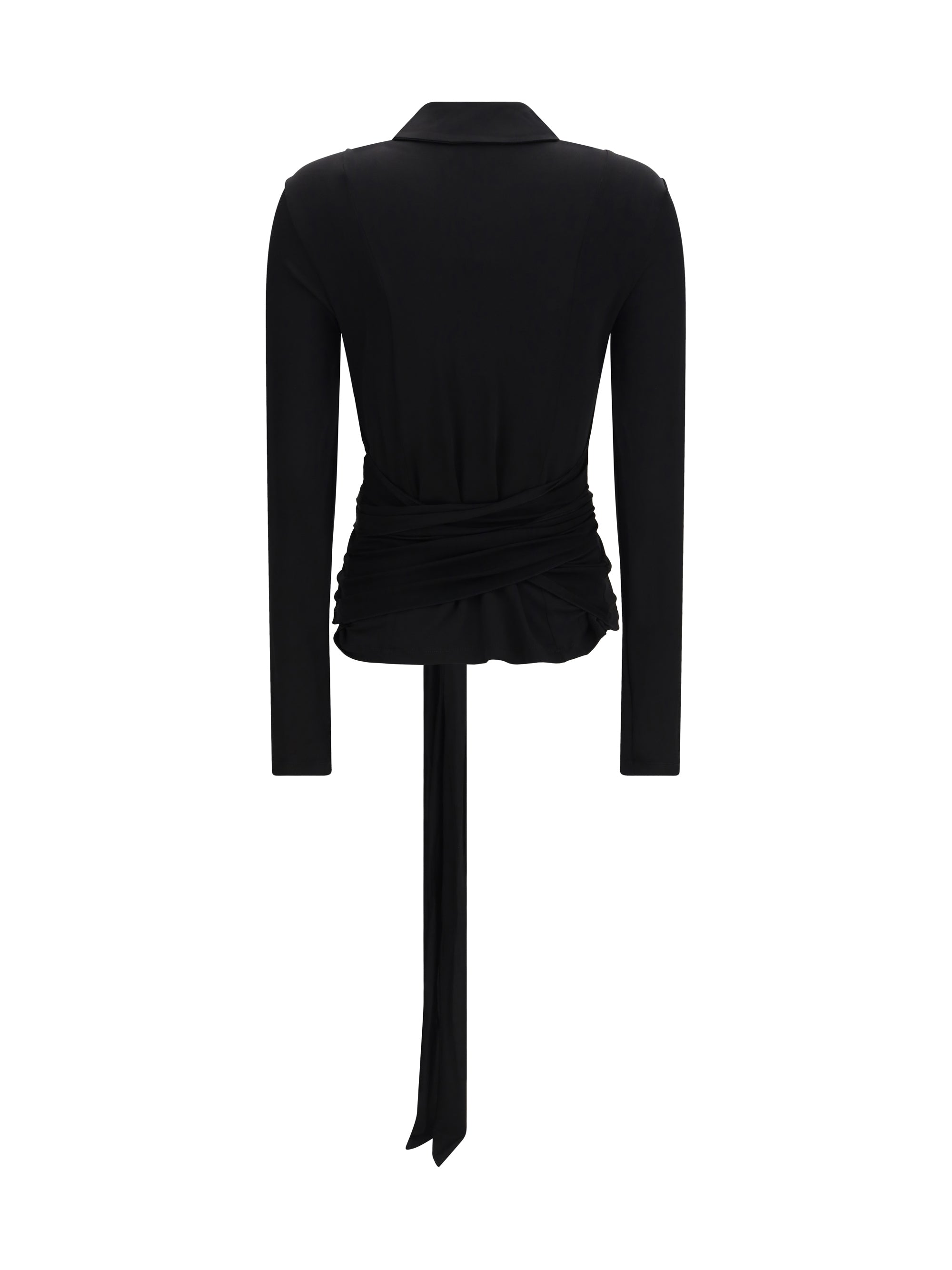 marl mesh shirt