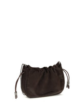BRUNELLO CUCINELLI OS mellow mini ponyhair shoulder bag with precious chai