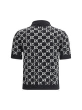 GUCCI S gg wool jacquard polo top 