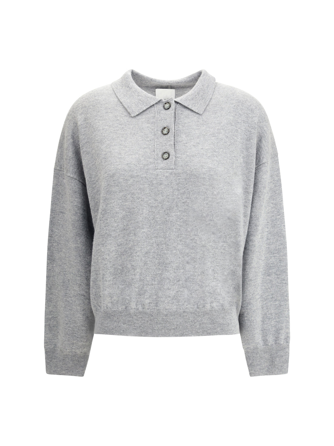 ALLUDE L wool polo sweater