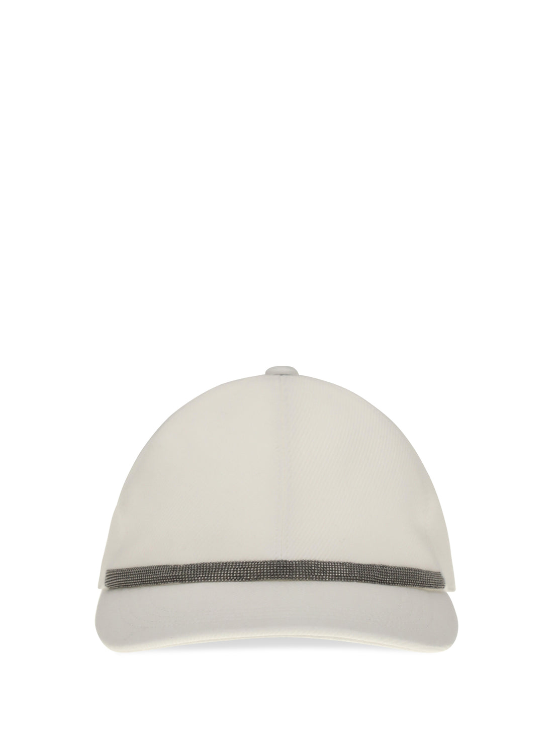 BRUNELLO CUCINELLI M baseball cap with monili embellishment