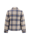 alaskan checked wool blend overshirt