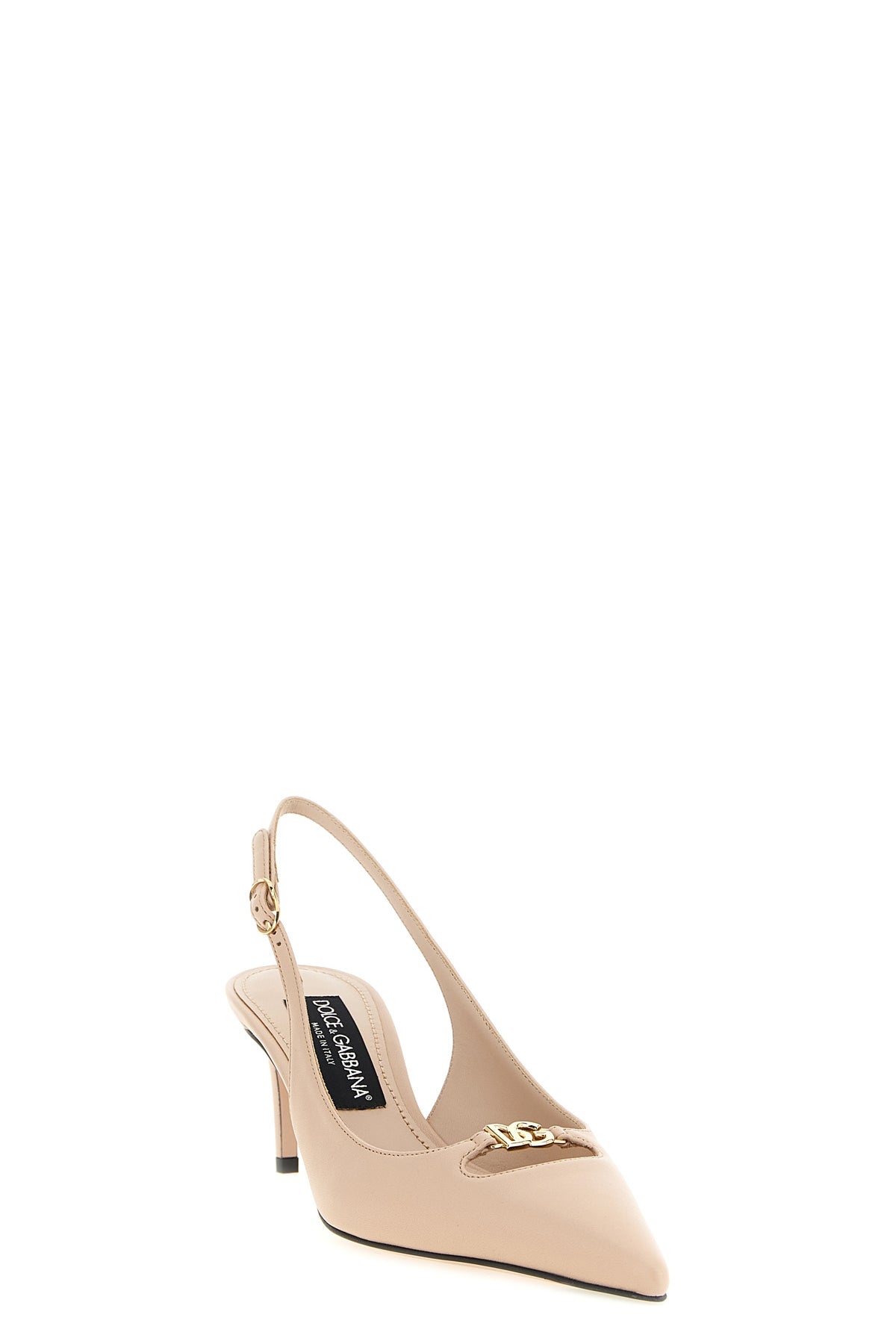 silk nappa leather slingbacks