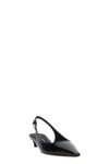 mun crocodile-print leather slingbacks