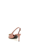 lollo slingbacks in shiny calf leather
