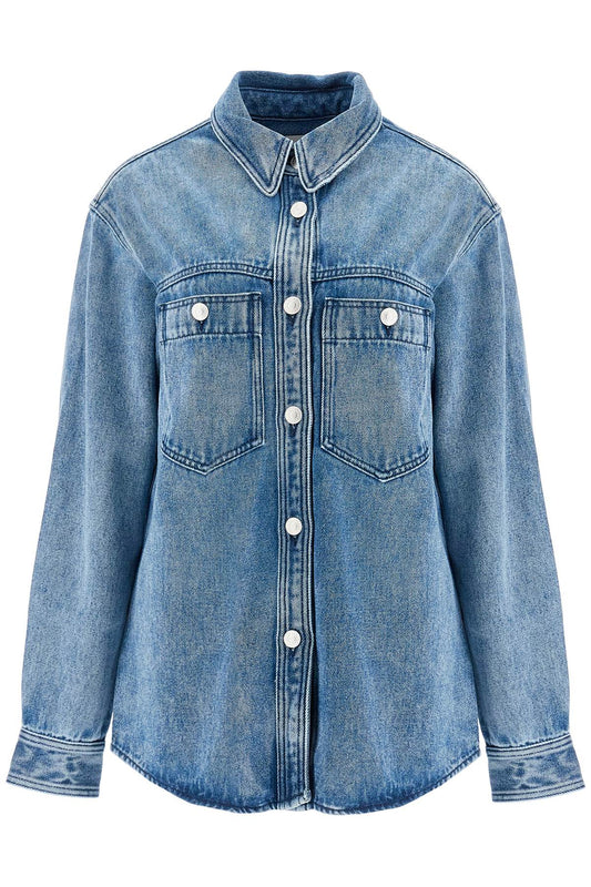 denim talbot button-up