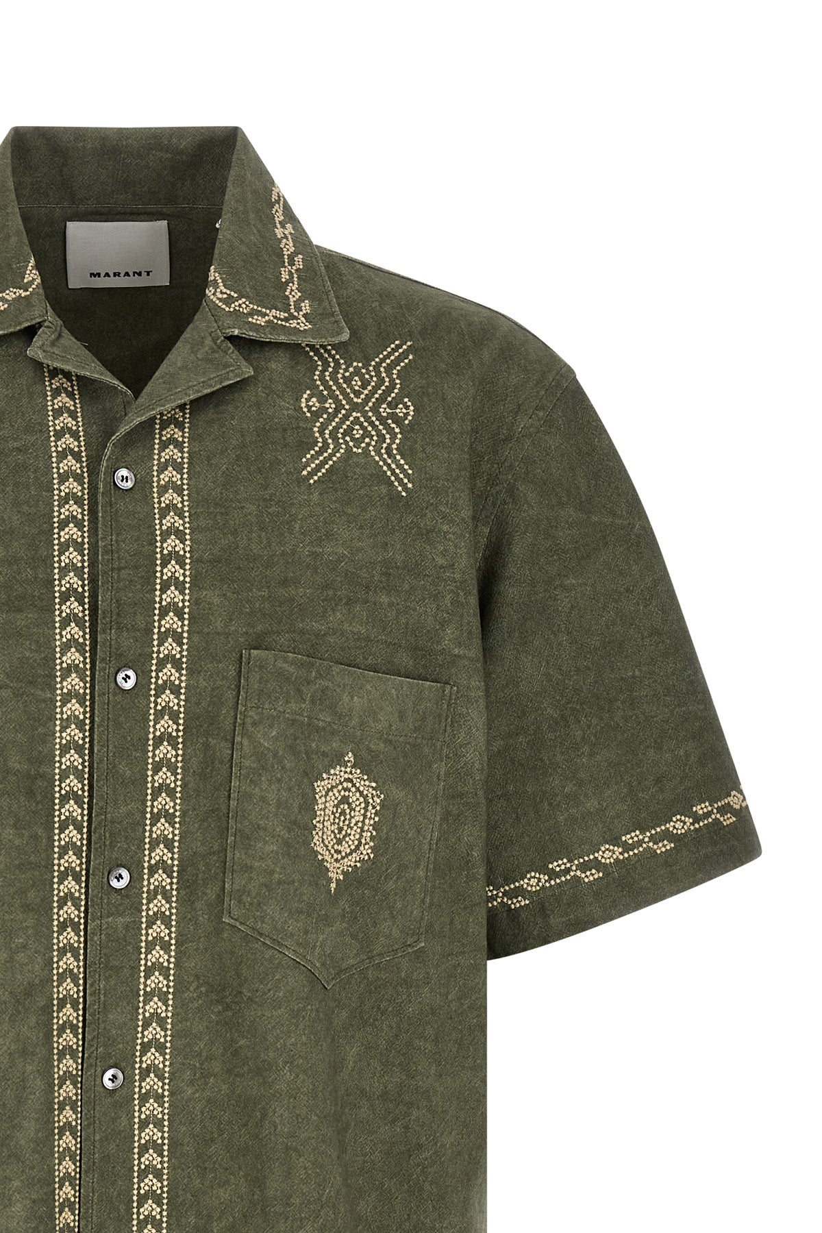 zekim cotton gauze shirt