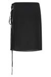 the misenithe jude chiffon wrap skirt defines a new concept of sartorial layer