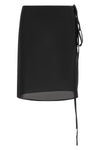 the misenithe jude chiffon wrap skirt defines a new concept of sartorial layer