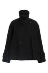 double-breasted wool coat