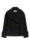 double-breasted wool coat