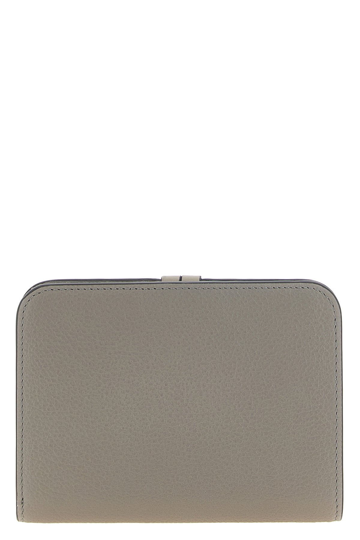 the bi-fold chloé alphabet wallet exemplifies superior craftsmanship through i