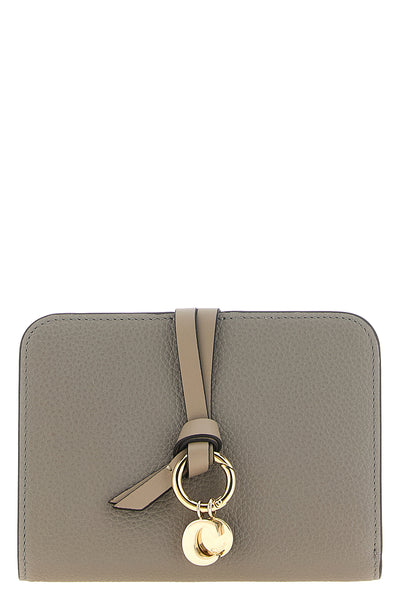 the bi-fold chloé alphabet wallet exemplifies superior craftsmanship through i