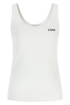 slightly stretch ribbed cotton top